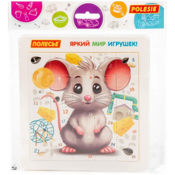 Набор игровой настольный Полесье Мышонок (25 элементов) 23142
