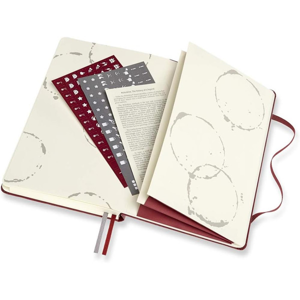 Блокнот Moleskine Passion Wine Journal Large (бордовый)