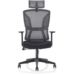 Кресло компьютерное SitZone U-065A (сетка/ткань, черный)