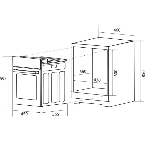 Духовой шкаф ZUGEL ZOE451W