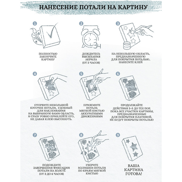 Картина по номерам Флюид Винтажный букет 40x50 QHR0009