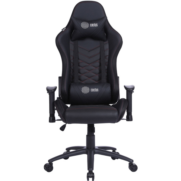 Кресло CACTUS CS-CHR-0099BLR (черный/красный)