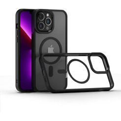 Задняя накладка CASE Acrylic MagSafe Apple iPhone 12 Pro Max черный
