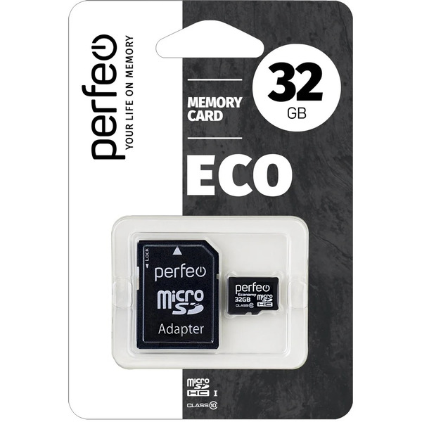 Карта памяти Perfeo Economi micro SDHC 32Gb class 10