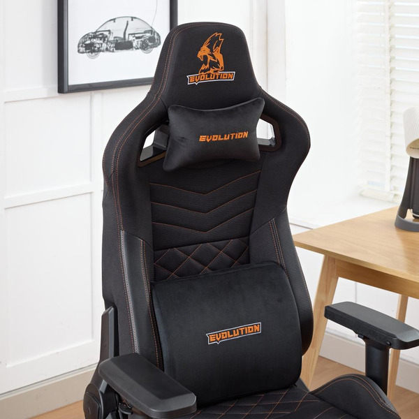 Игровое кресло EVOLUTION CONQUEROR FABRIC Black