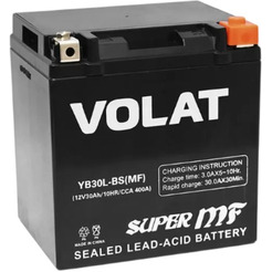 Мотоаккумулятор 30Ah (MF) R+ VOLAT YB30L-BS