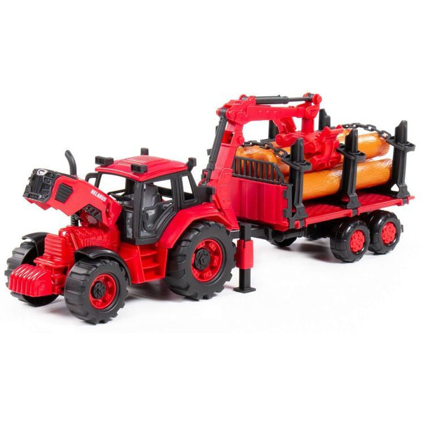 Трактор Полесье Belarus с лесовозом и манипулятором 96494