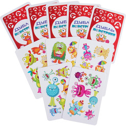 Настольная игра DREAM MAKERS 2127C "Дубль Монстрики. Cards"