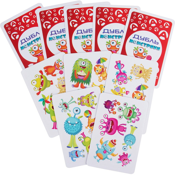 Настольная игра DREAM MAKERS 2127C "Дубль Монстрики. Cards"