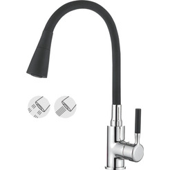 Смеситель Ledeme L4199-2 (хром/черный)