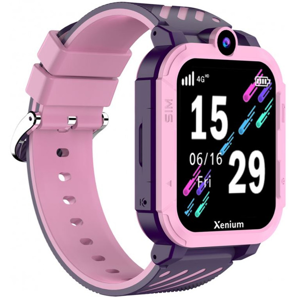 Детские смарт-часы Xenium W600 (розовый)