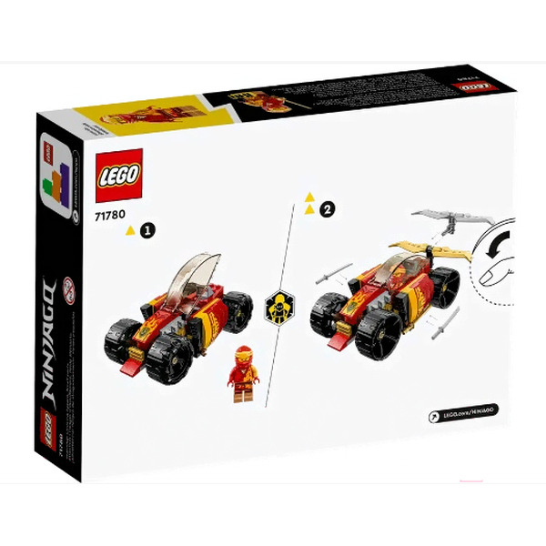 Конструктор LEGO Ninjago 71780 Гоночный автомобиль Кая EVO
