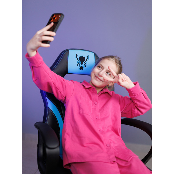 Кресло компьютерное FLOKY VIBE Aqua-Black