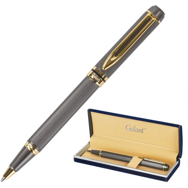 Ручка подарочная шариковая Dark Chrome GALANT 140397