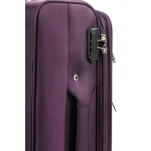 Чемодан MONZA 23014# (S, фиолетовый)