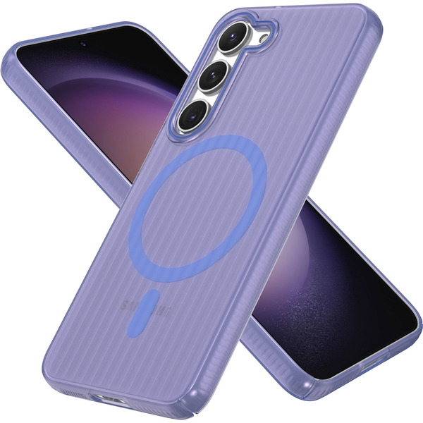 Задняя накладка CASE Translucent Strip Samsung Galaxy S23, синий