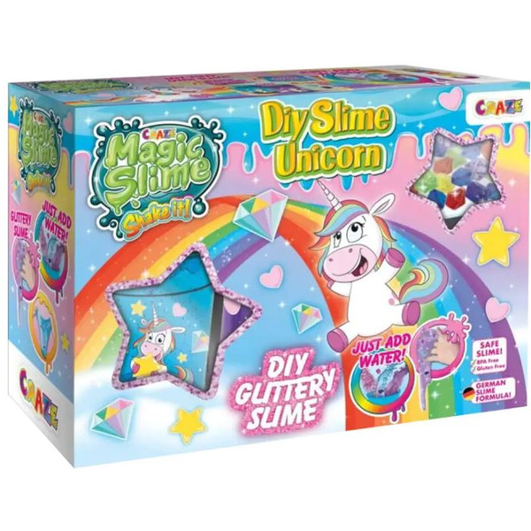 Набор для создания слайма Craze Magic Slime Сверкающий единорожка 23174