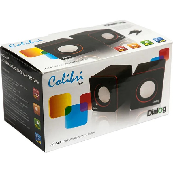 Акустика Dialog AC-04UP Black-Red