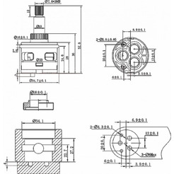 Картридж-дивертор AV Engineering AVSSS-099