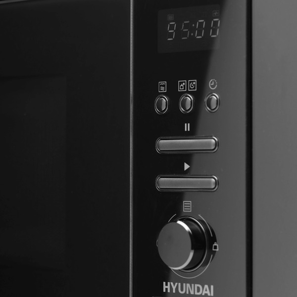 Встраиваемая микроволновая печь Hyundai HBW 2040 BG (черный)