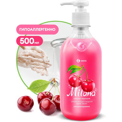 Жидкое мыло Grass Milana Спелая черешня 500мл 126400