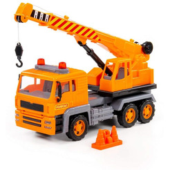 Автомобиль с краном Полесье Алмаз автомобиль-кран инерционный 86716