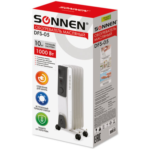 Масляный радиатор Sonnen DFS-05