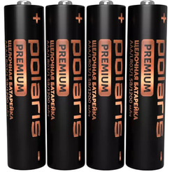 Батарейки щелочные Polaris PB AAA (4шт) Premium