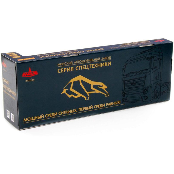 Грузовик Полесье МАЗ автомобиль-тягач с полуприцепом инерционный 94124