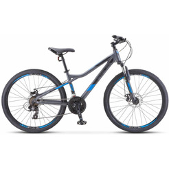 Велосипед Stels Navigator-610 MD (14" Антрацитовый/синий) 26" LU098465 LU091646