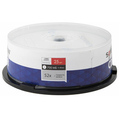 Комплект дисков CD-R Sonnen 700Mb 52x 25шт (513531)