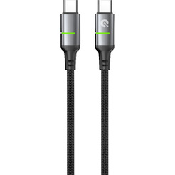 Кабель ATOMIC SparkX USB Type-C - USB Type-C PD 60W 30.416 (1.2 м, черный)