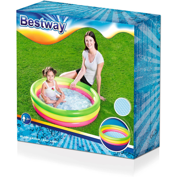 Бассейн Bestway Радуга 51104 (102х25 см)
