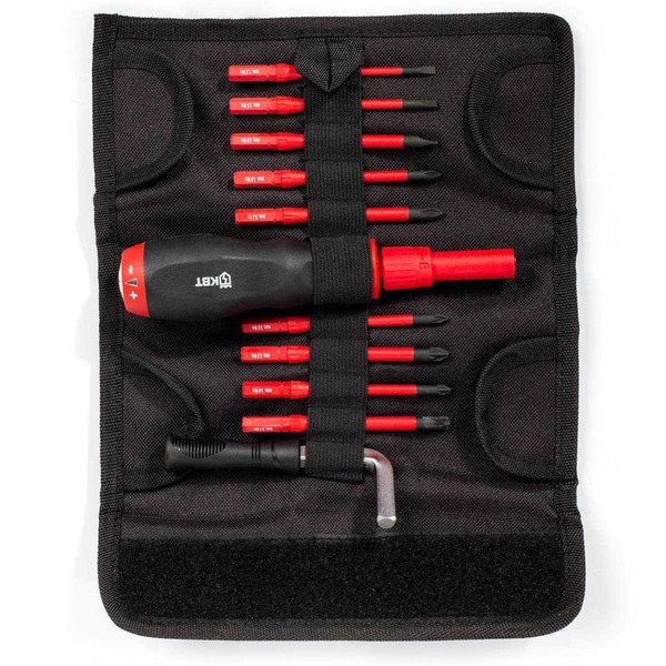 Набор отвертка с битами КВТ Слим НИО-3309 (10 предметов)