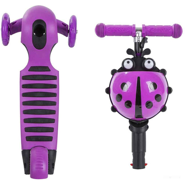 Самокат для детей Novatrack 120SB.DISCOKIDS.VL9 (фиолетовый)