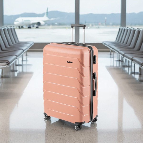 Чемодан DoubleW YF-PP02 (L, розовый)