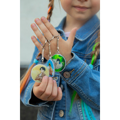 Брелок сувенирный "Дай пять Добру" с аниме (Иноске)