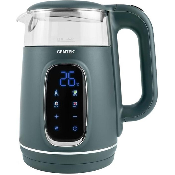 Электрический чайник CENTEK CT-0052 (зеленый)