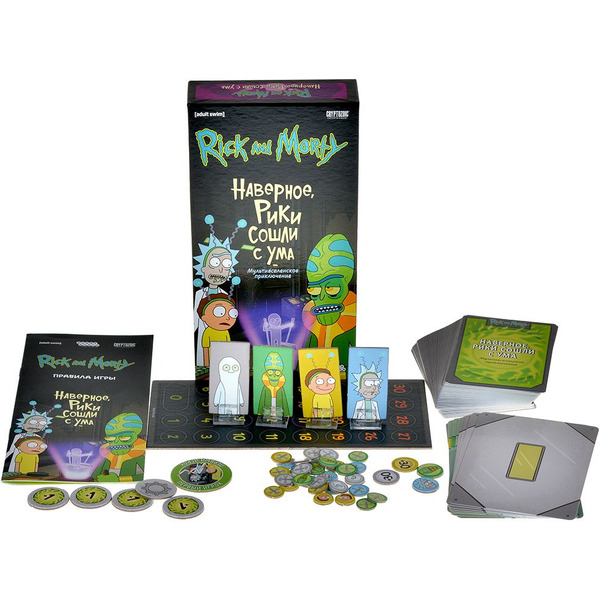 Настольная игра Hobby World 915777 Рик и Морти Наверное Рики сошли с ума