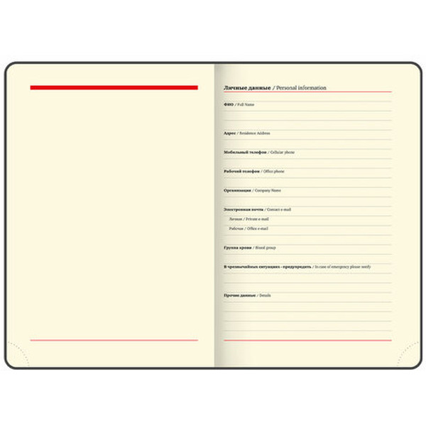 Ежедневник BRAUBERG недатированный Office 113285 (черный)