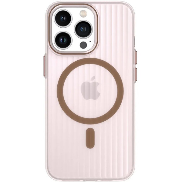 Задняя накладка CASE Translucent Strip Apple iPhone 13 Pro (золотой)