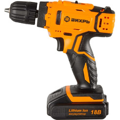 Дрель-шуруповерт Вихрь ДА-18Л-2К/Б (72/14/22)
