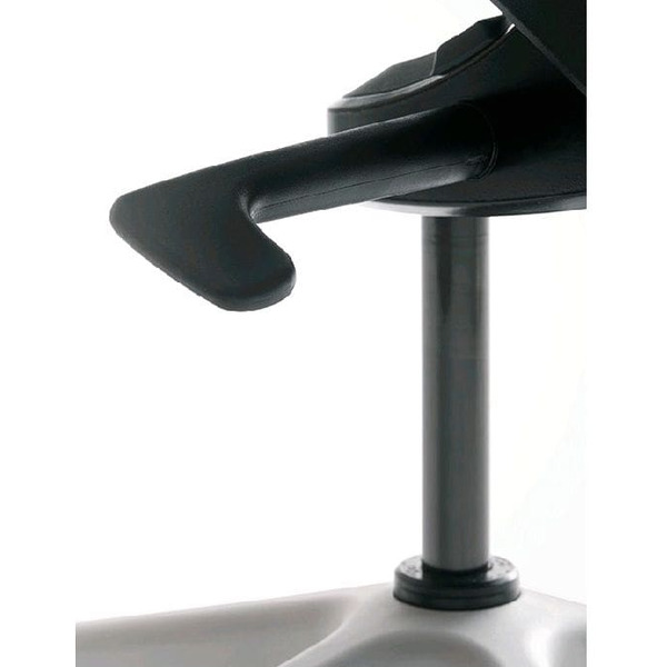 Кресло BESTUHL J1 (черная рама, спинка-сетка, сиденье-ткань, крест.-пластик, серый)