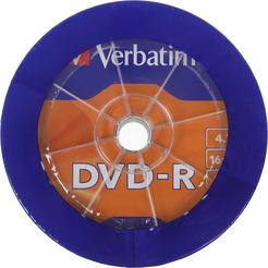DVD-R диск Verbatim 4.7Gb 16x 43731 (50 шт.)