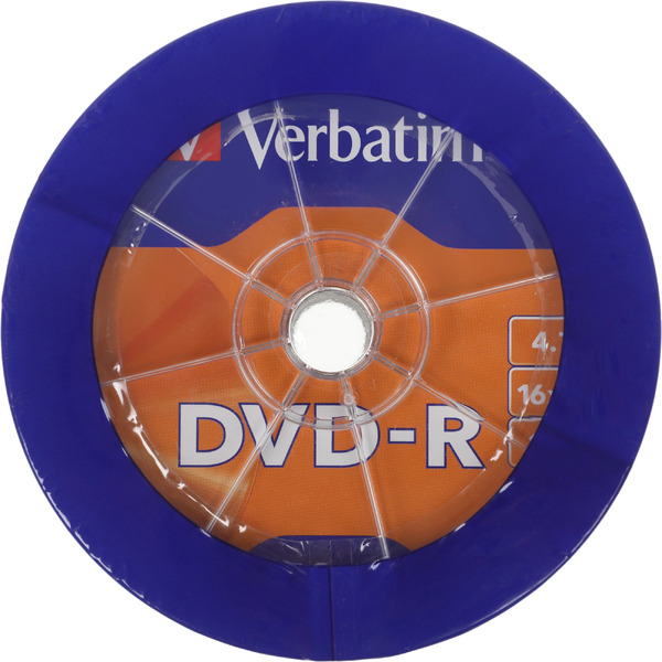 DVD-R диск Verbatim 4.7Gb 16x 43731 (50 шт.)