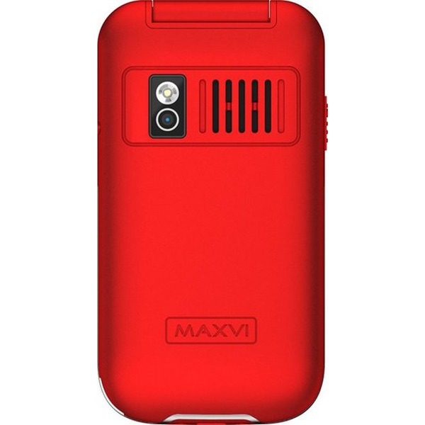 Кнопочный телефон Maxvi E5 up (красный)