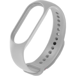 Ремешок BINGO Silicone для Xiaomi Mi Band 5/6/7 (серый)