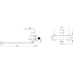 Смеситель AV Engineering AVLES7-BW0