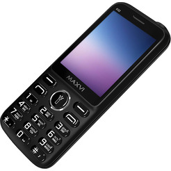 Кнопочный телефон Maxvi K32 (черный)