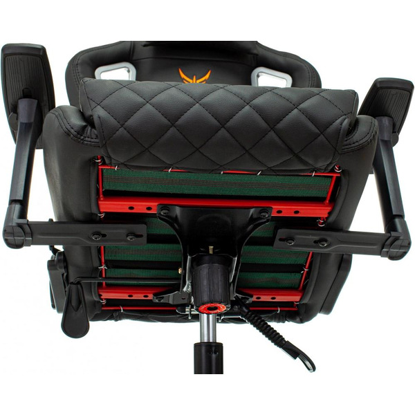 Кресло игровое Knight Outrider (1628891) черный/оранжевый